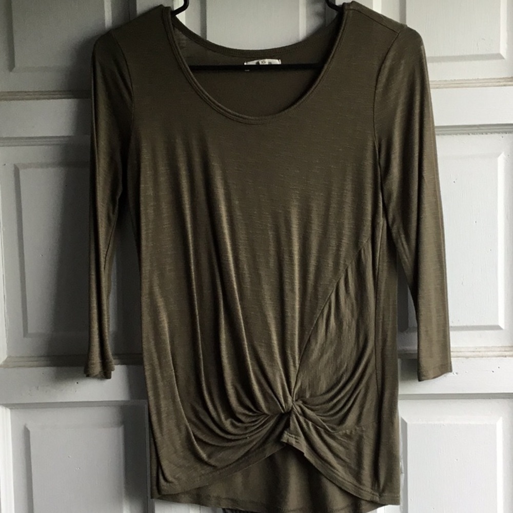 Olive green shirt
